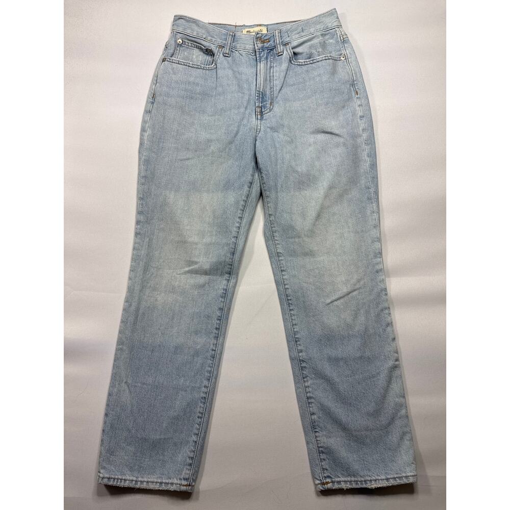 Madewell Pale Blue Straight Leg Jeans